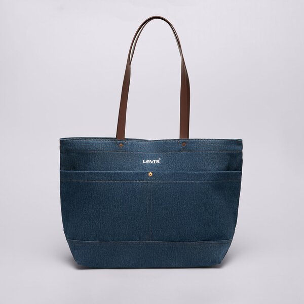 Sieviešu gurnu soma LEVI'S SOMINA WOMEN'S HERITAGE TOTE-ALL d7959-0002 krāsa zila