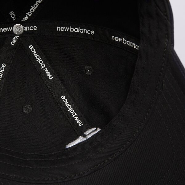 Sieviešu cepure ar nagu NEW BALANCE CEPURE 6 PANEL CLASSIC HAT lah91014bk krāsa melna