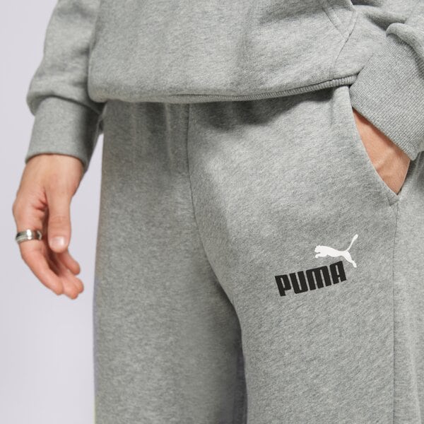 Vīriešu bikses PUMA BIKSES ESS+ 2 COL LOGO PANTS TR CL 58676803 krāsa pelēka