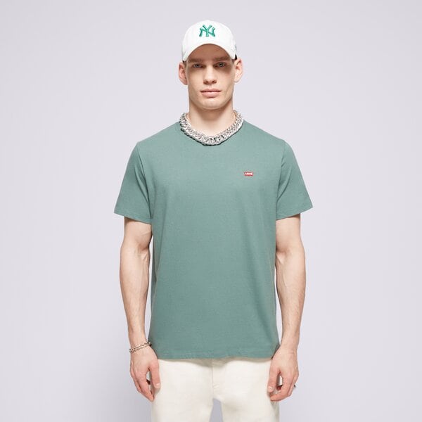 Vīriešu t krekli LEVI'S T-SHIRT SS ORIGINAL HM TEE GREENS 56605-0202 krāsa zaļa