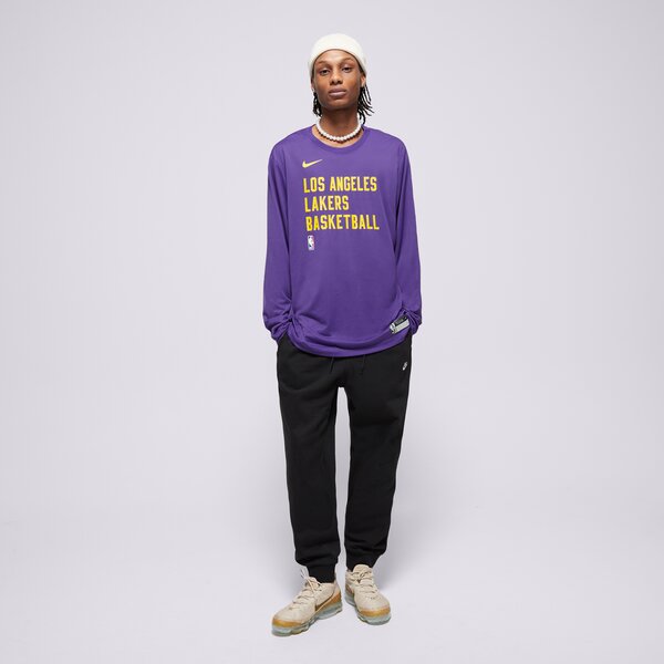 Vīriešu t krekli NIKE T-SHIRT LAL M NK DF ES PRT LS TEE NBA fd9953-504 krāsa violeta