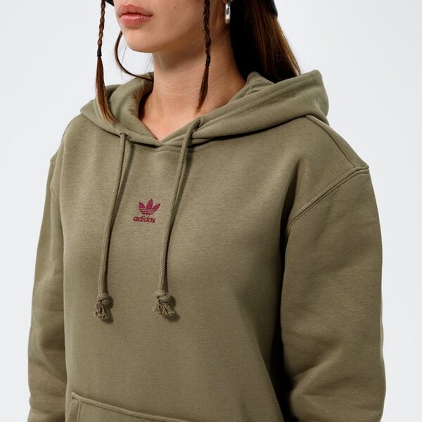Sieviešu džemperis ADIDAS  DŽEMPERIS AR KAPUCI  HOODIE h34727 krāsa haki