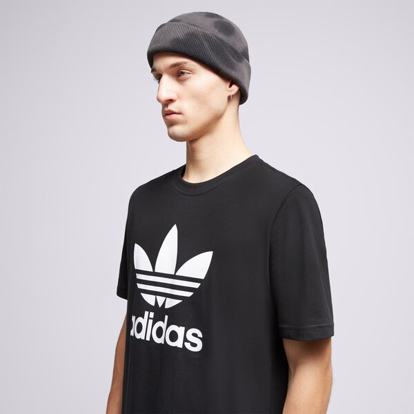 Vīriešu t krekli ADIDAS T SHIRT TREFOIL im4410 krāsa melna