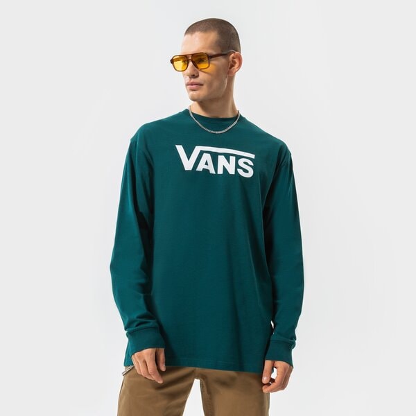 Vīriešu t krekli VANS T-KREKLS VANS CLASSIC LS vn000k6hy8m1 krāsa zaļa