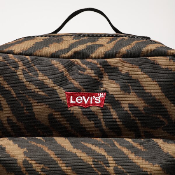 Bērnu mugursoma LEVI'S MUGURSOMA L-PACK STANDARD ISSUE d5501-0008 krāsa brūna