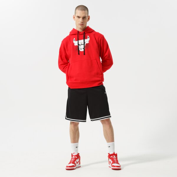 Vīriešu džemperis NIKE  DŽEMPERIS AR KAPUCI  CHI   M NK FLC PO ESSNTL FTPK NBA dh9294-657 krāsa sarkana