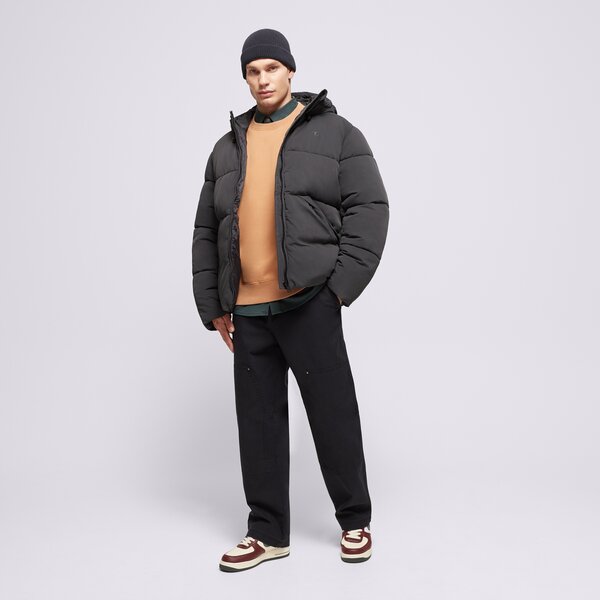 Ziemas jaka vīriešiem CHAMPION JAKA ZIEMAS HOODED JACKET 220347es503 krāsa melna