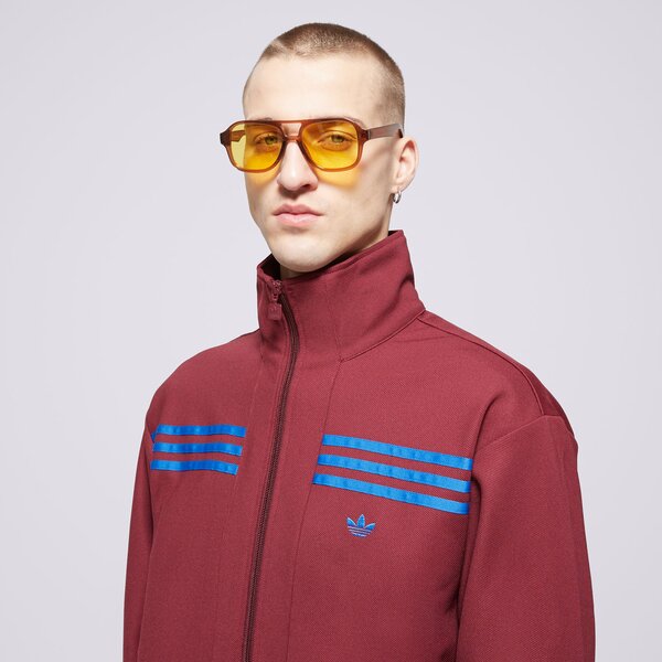 Vīriešu džemperis ADIDAS DŽEMPERIS AR RĀVĒJSLĒDZĒJU  BB TRACKTOP jn5963 krāsa bordo