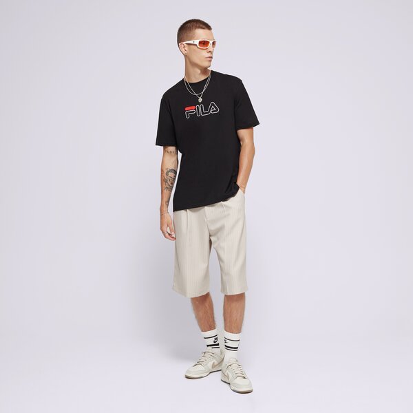 Vīriešu t krekli FILA T-SHIRT FILA ACE BLK fw23jdm001aceblk krāsa melna