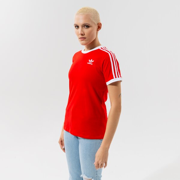 Krekli sievietēm ADIDAS T-SHIRT 3 STRIPES TEE h33575 krāsa sarkana
