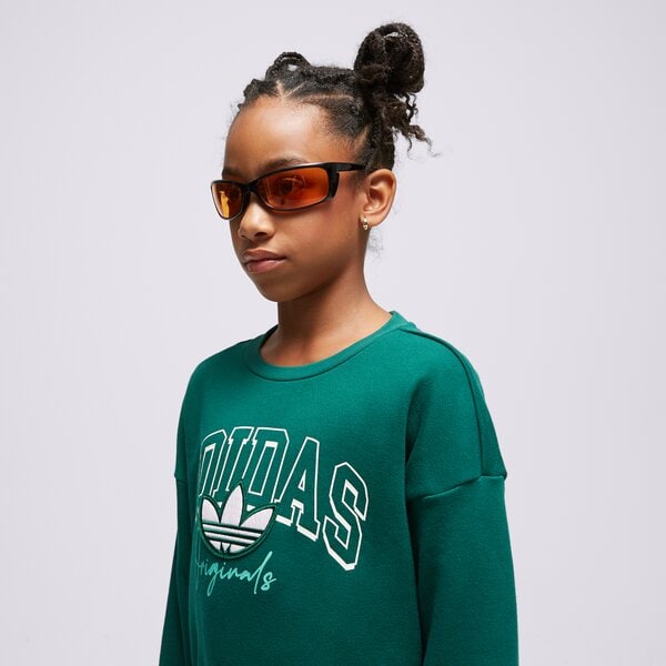 Džemperi bērniem ADIDAS DŽEMPERIS CREW GIRL il5041 krāsa zaļa