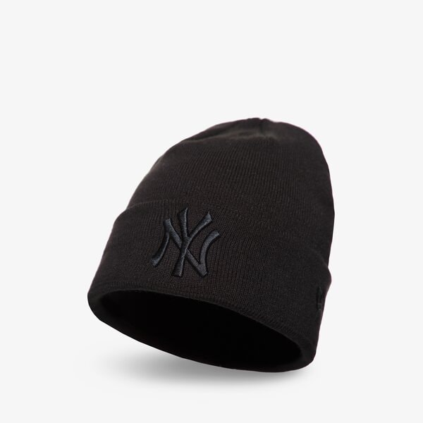 Vīriešu ziemas cepure NEW ERA CEPURE ZIEMAS MLB CUFF KNIT NYY BOB NEW YORK YANKEES 12122729 krāsa melna