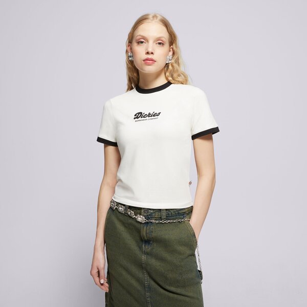 Krekli sievietēm DICKIES T-SHIRT LEWISTOWN RINGER SS TEE W dk0a4z8ic481 krāsa bēša