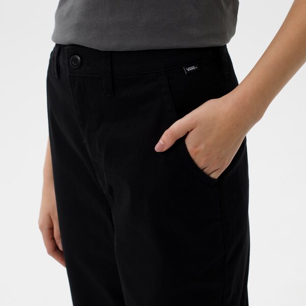 Sieviešu bikses VANS BIKSES AUTHENTIC WMN CHINO vn0a5johblk1 krāsa melna
