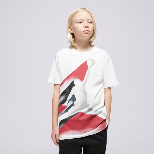 T krekli bērniem JORDAN T-SHIRT JDB 23 FADE AWAY SS TEE BOY 95d538-001 krāsa balta