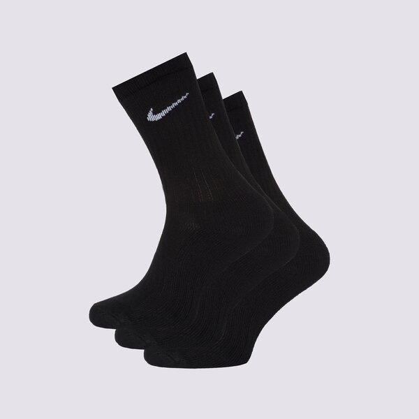 Sieviešu zeķes NIKE ZEĶES 3PPK VALUE COTTON CREW sx4508-001 krāsa melna