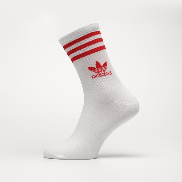 Sieviešu zeķes ADIDAS ZEĶES 3-PACK SOCKS CREW il5026 krāsa balta