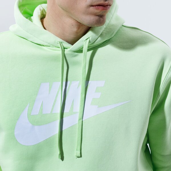 Vīriešu džemperis NIKE DŽEMPERIS SPORTSWEAR CLUB FLEECE bv2973-383 krāsa zaļa