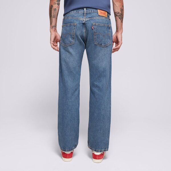 Vīriešu bikses LEVI'S BIKSES 555 96 RELAXED STRAIGHT MED INDIGO-WORN IN a7223-0002 krāsa zila