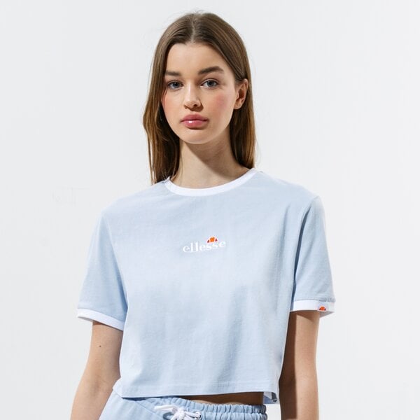 Krekli sievietēm ELLESSE T-SHIRT DERLA CROP T-SHIRT LBLUE sgj11884426 krāsa zila