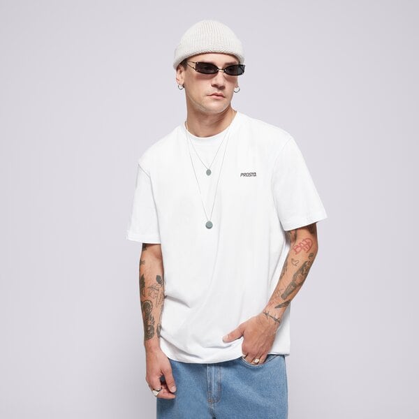 Vīriešu t krekli PROSTO  T-SHIRT VISION WHITE kl242mtee1171 krāsa balta