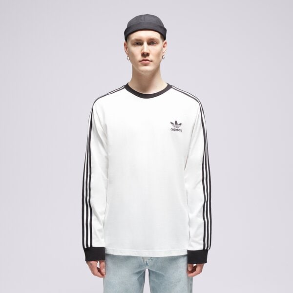 Vīriešu t krekli ADIDAS T SHIRT 3-STRIPES LS T ia4879 krāsa balta