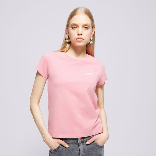 Krekli sievietēm LEVI'S T-KREKLS GRAPHIC AUTHENTIC TSHIRT PINKS a6126-0046 krāsa rozā