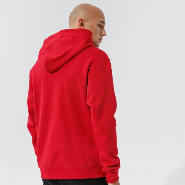 Vīriešu džemperis JORDAN  DŽEMPERIS AR KAPUCI    ESSENTIAL OVERHEAD HOODIE da9818-687 krāsa sarkana