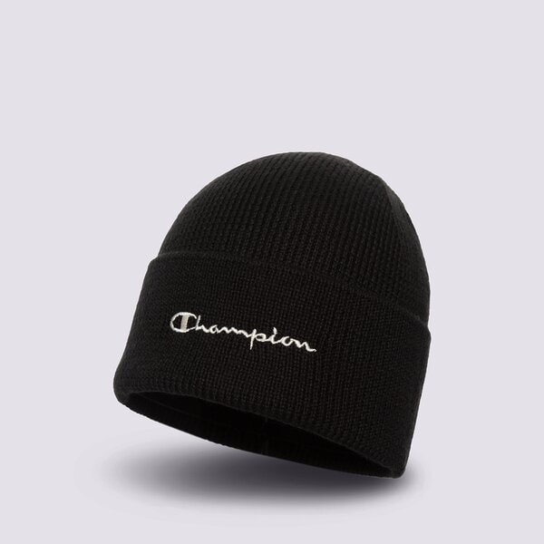 Sieviešu ziemas cepure CHAMPION CEPURE UNISEX KNITTED CAP 805668kk001 krāsa melna