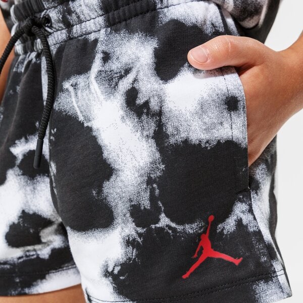 Bērnu šorti un kleitas JORDAN ŠORTI JORDAN GIRL TIE DYE FT GIRL 45a766-023 krāsa melna