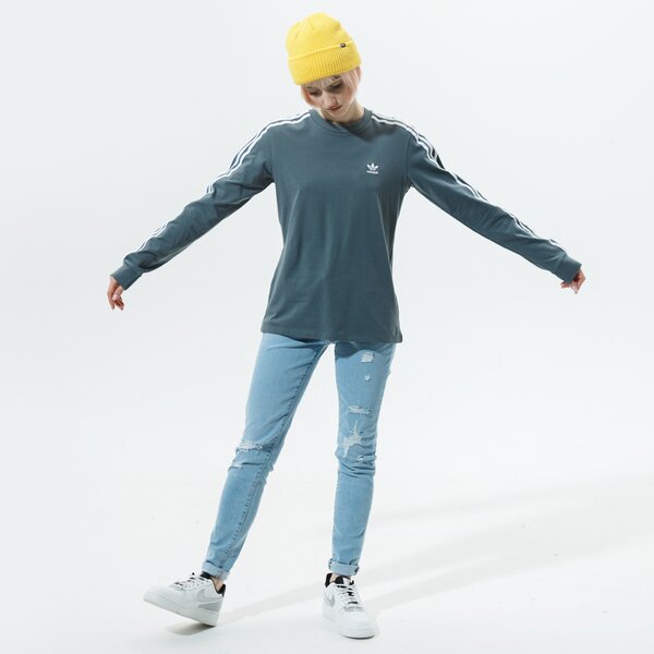Krekli sievietēm ADIDAS T-SHIRT 3STR LONGSLEEVE gn2959 krāsa zaļa