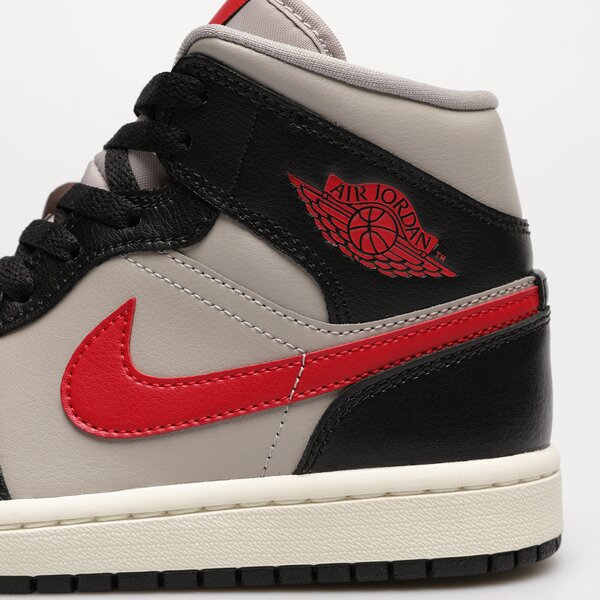 Sporta apavi sievietēm WMNS AIR JORDAN 1 MID bq6472-060 krāsa pelēka