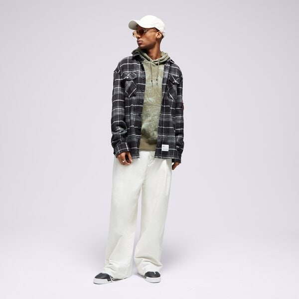 ALPHA INDUSTRIES KREKLS FLANNEL 108145198 krāsa melna