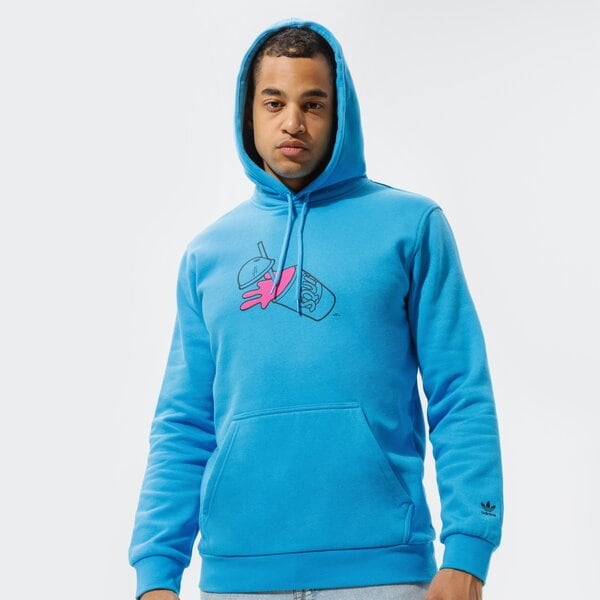 Vīriešu džemperis ADIDAS  DŽEMPERIS AR KAPUCI    SIMPSONS SQUISHEE HOODIE ha5812 krāsa zila