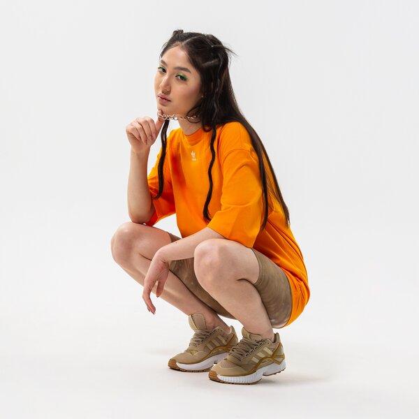Krekli sievietēm ADIDAS ESSENTIAL TREFOIL BOYFRIEND T SHIRT hf7476 krāsa oranža