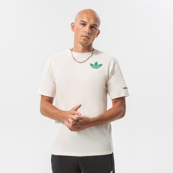 Vīriešu t krekli ADIDAS T-SHIRT TREFOIL LEAVES hc2140 krāsa balta