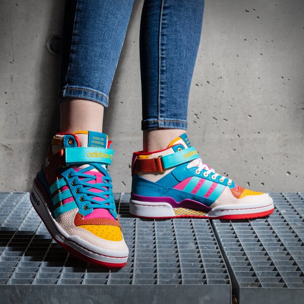 Sporta apavi sievietēm ADIDAS FORUM MID W gv7673 krāsa daudzkrāsaina