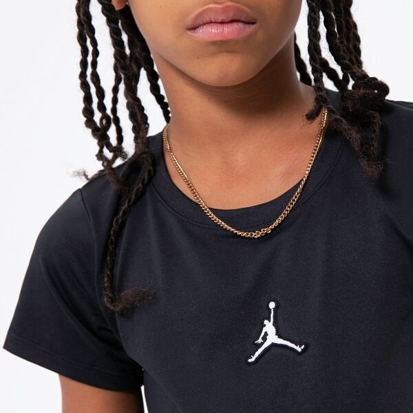 Bērnu šorti un kleitas JORDAN T-SHIRT ESSENTIALS SPORTA KOSTIMSS GIRL 45b809-023 krāsa melna