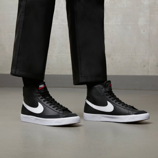 Sporta apavi bērniem NIKE BLAZER MID '77 BG da4086-002 krāsa melna