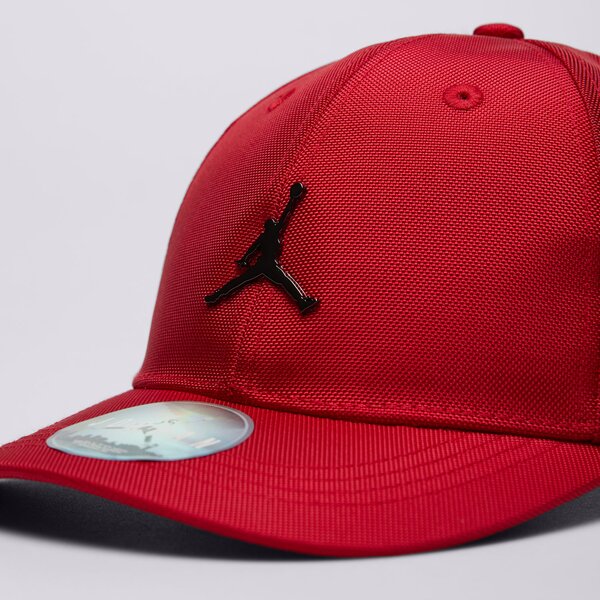 Bērnu cepures ar nagu JORDAN CEPURE JAN METAL JUMPMAN CURVE BRIM 9a0823-r78 krāsa sarkana