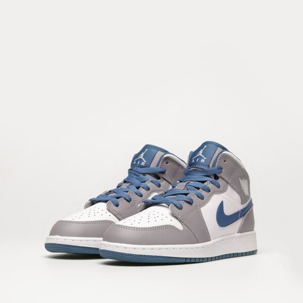 Sporta apavi bērniem AIR JORDAN 1 MID (GS) dq8423-014 krāsa pelēka