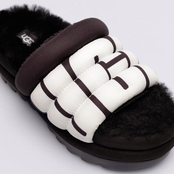 Sieviešu UGG MAXI SLIDE LOGO 1127067-black krāsa melna