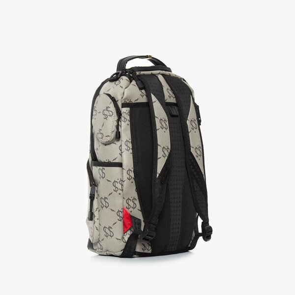 Bērnu mugursoma SPRAYGROUND MUGURSOMA DOUBLE MONEY DLX BACKPACK 910b4636nsz krāsa pelēka