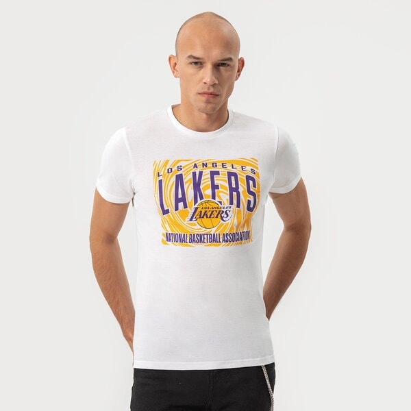 Vīriešu t krekli NEW ERA T-SHIRT TEE LAKERS WHT 13051080 krāsa balta