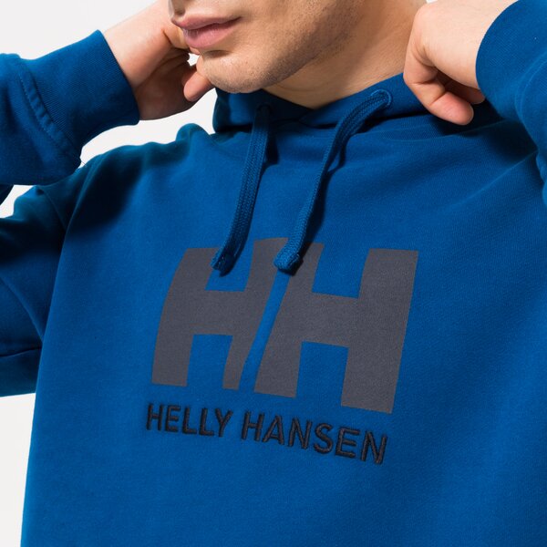 Vīriešu džemperis HELLY HANSEN  DŽEMPERIS AR KAPUCI  HH LOGO HOODIE 33977606 krāsa tumši zila