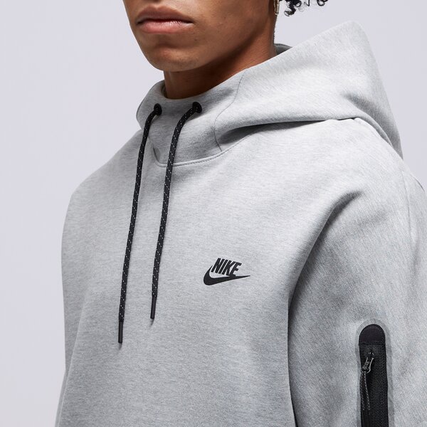 Vīriešu džemperis NIKE  DŽEMPERIS AR KAPUCI  NSW TECH FLC PO HOODIE dd5174-063 krāsa pelēka