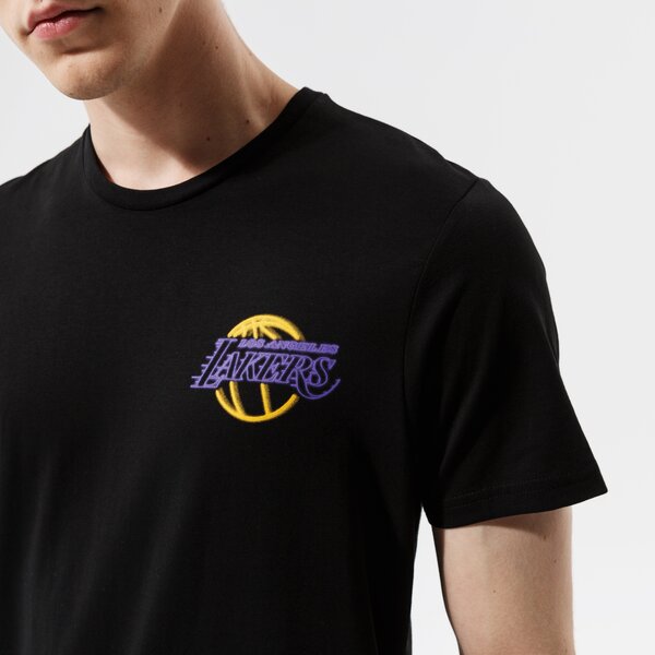 Vīriešu t krekli NEW ERA T-SHIRT NBA NEON TEE LOSLAK BLK 12827210 krāsa melna