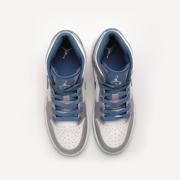 Sporta apavi bērniem AIR JORDAN 1 MID (GS) dq8423-014 krāsa pelēka