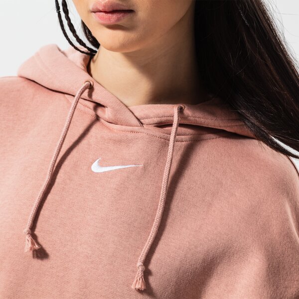 Sieviešu džemperis NIKE  DŽEMPERIS AR KAPUCI  SPORTSWEAR OVERSIZED dq5097-609 krāsa rozā