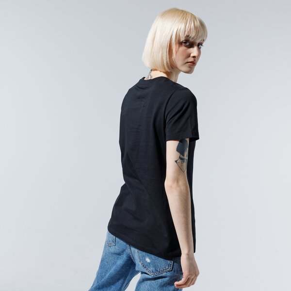 Krekli sievietēm CONVERSE T-SHIRT WMN NOVA CENTER FRONT LOGO TEE 10018268-a01 krāsa melna